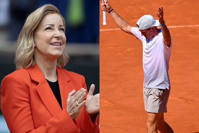 Chris Evert shares her joy over Tommy Paul's stellar achievement amid French Open run