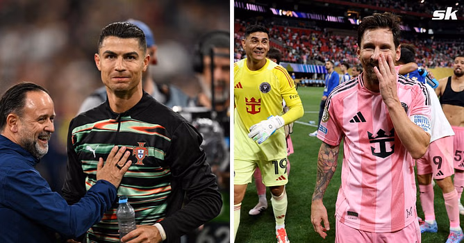 “Touched by god, isn’t he?” - Cristiano Ronaldo’s ex-Portugal teammate in awe of Lionel Messi after free-kick goal vs Porto