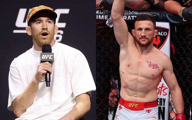 "If Merab runs, then I better run" - Cory Sandhagen shares how Merab Dvalishvili pushed him to run during honeymoon ahead of their potential fight