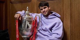$80,000,000-worth American rap icon sends Carlos Alcaraz his props after Queen's Club title edges Spaniard to Wimbledon favourite