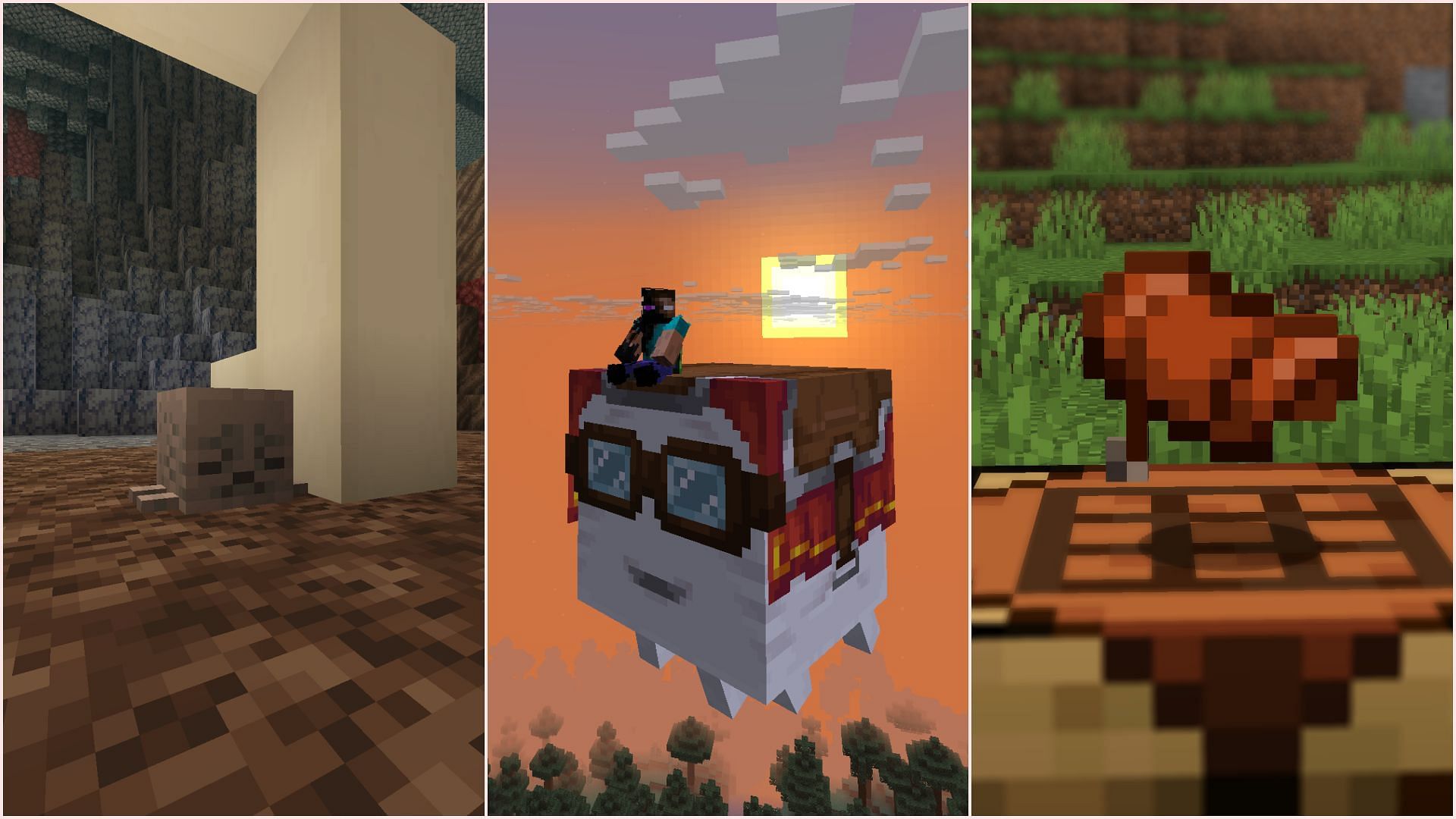 There is a lot to do in Chase the Skies game drop (Image via Sportskeeda Gaming || Mojang Studios)
