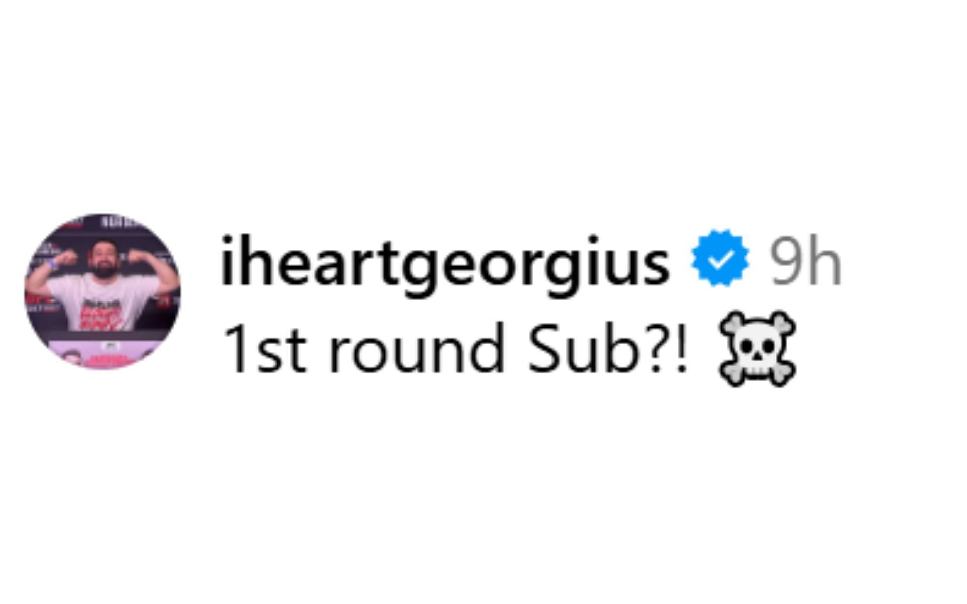 Fan&#039;s comment [Screenshot courtesy: @iliatopuria on Instagram]