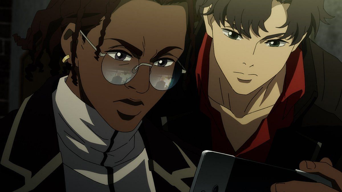 Doug Harding and Axel in the most recent episode (Image via MAPPA)