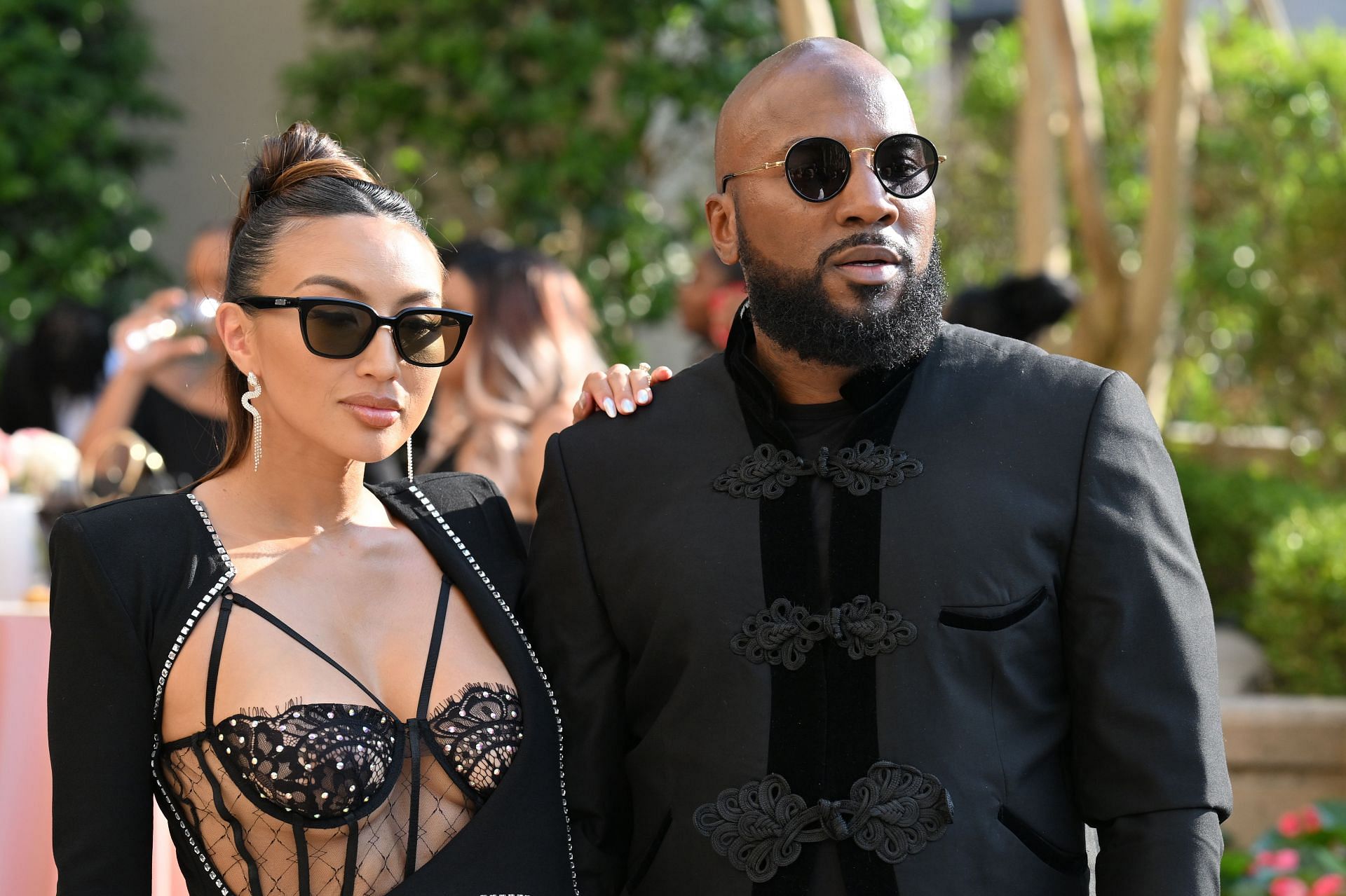 Jeannie Mai and Jeezy attending the wedding of Pinky Cole & Derrick Hayes - (Image via Getty)