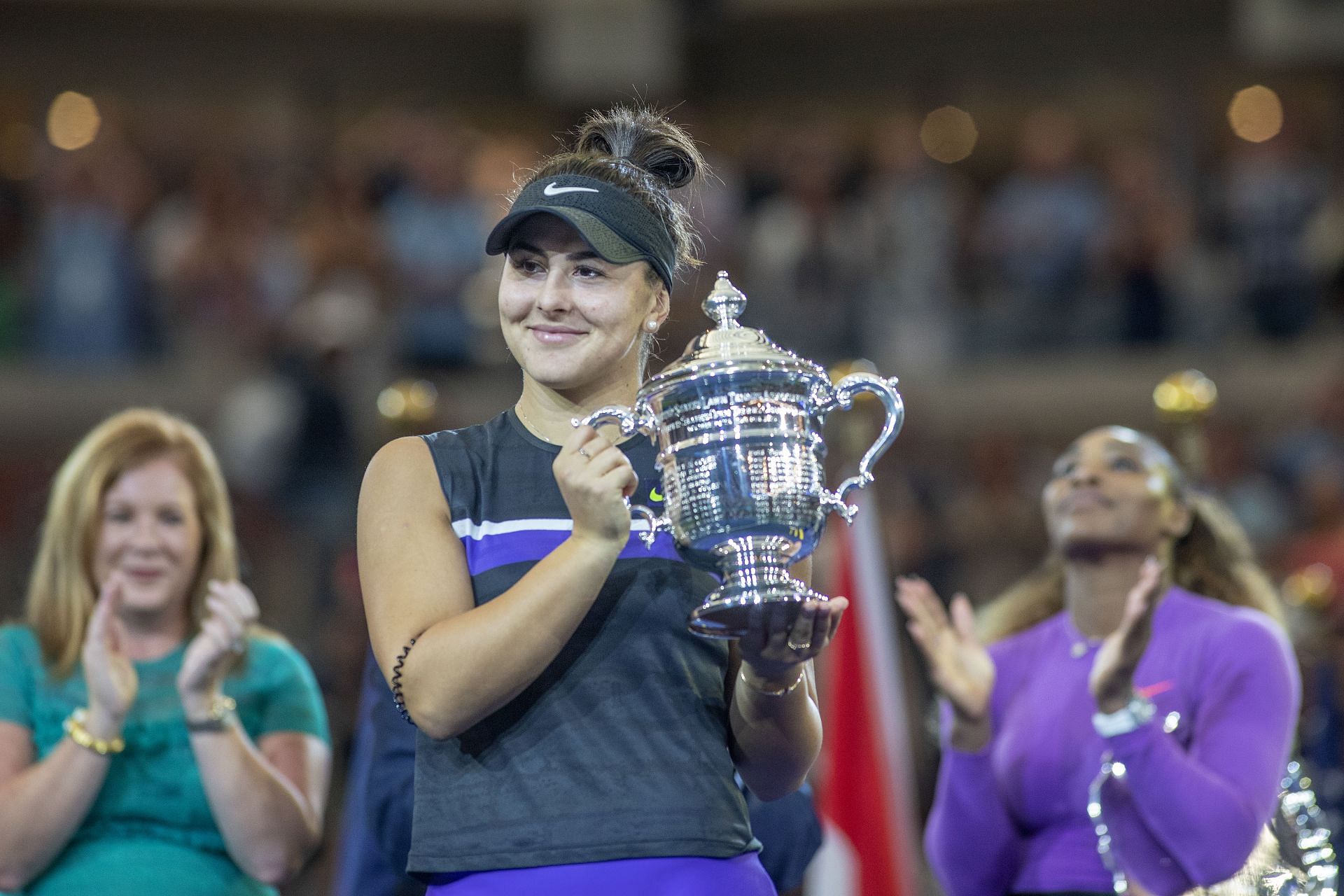 Bianca Andreescu at the 2019 US Open. (Source: Getty)