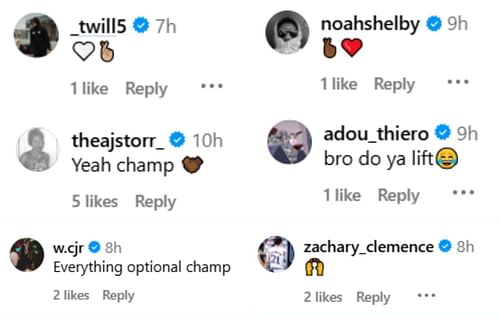 NCAA athletes comment on Dickinson’s stint with Klutch Sports | via @hunter.dickinson1/ig