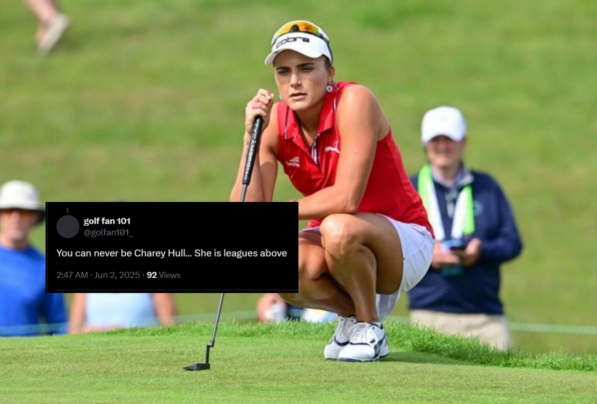 Lexi Thompson (Image via Imagn and @golfan101_  X page)