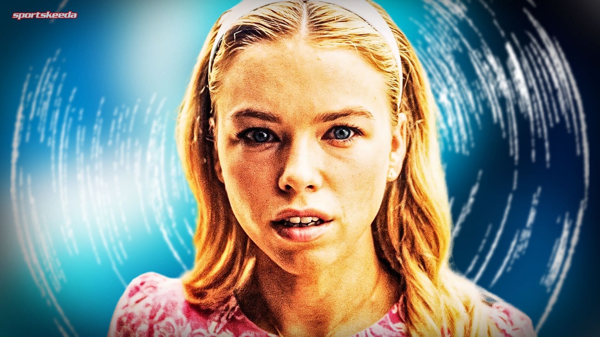 An image of Milly Alcock as seen in the Netflix series Sirens (Custom cover edited by Sportskeeda, Original Image [Netflix])