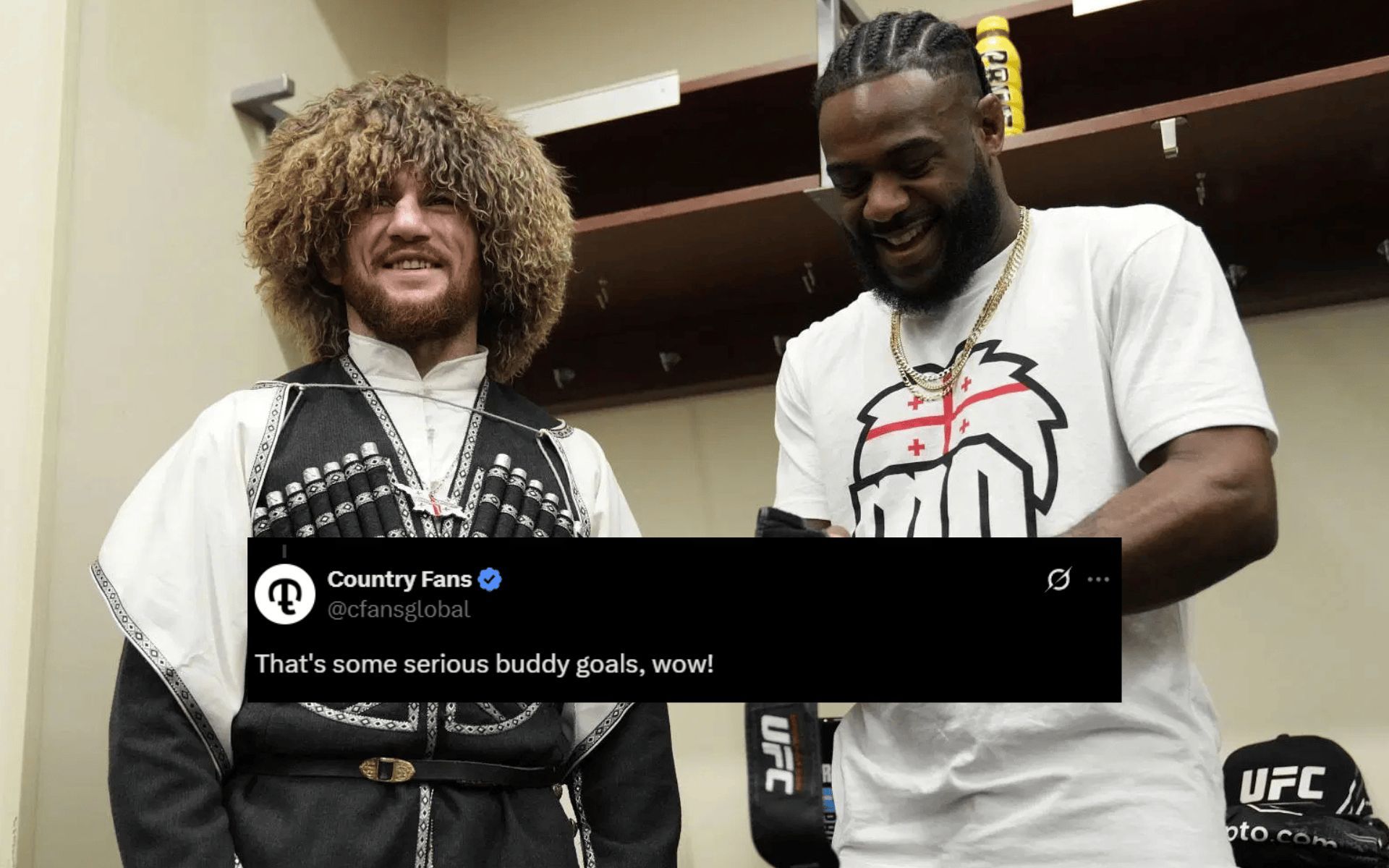 "Serious buddy goals, wow!" - Fans approve of Merab Dvalishvili's heart-warming wedding gift idea for Aljamain Sterling
