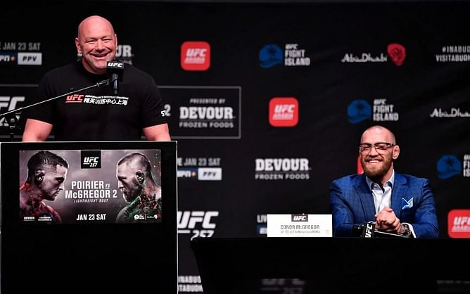 When Dana White disclosed whether Conor McGregor was difficult to work with: "It's all part of his thing"