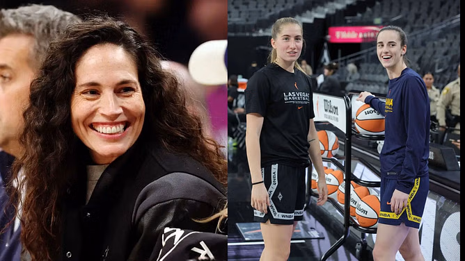 “Caitlin Clark being so suspicious": Kate Martin gets nostalgic as she relives iconic Sue Bird memory