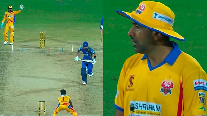 R Ashwin stunned, commentators burst out in laughter as Dindigul Dragons end up playing 'dodge ball', missing 3 throws on 1 ball in TNPL 2025