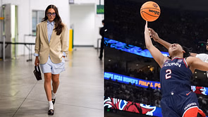 UConn’s KK Arnold drops 2-word reaction in awe of ex-teammate Nika Muhl’s chic outfit