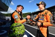 McLaren's Lando Norris (L) and Oscar Piastri (R) after qualifying for the F1 Grand Prix of Austria - Source: Getty
