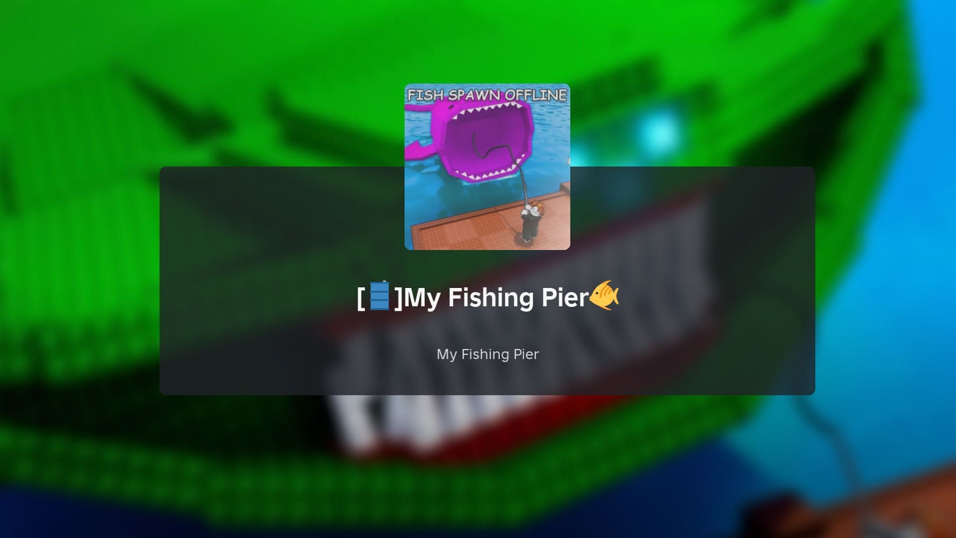My Fishing Pier loading screen