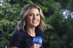 Amanda Balionis ‘embarrasses’ herself with friends at Central Park ahead of the Travelers Championship