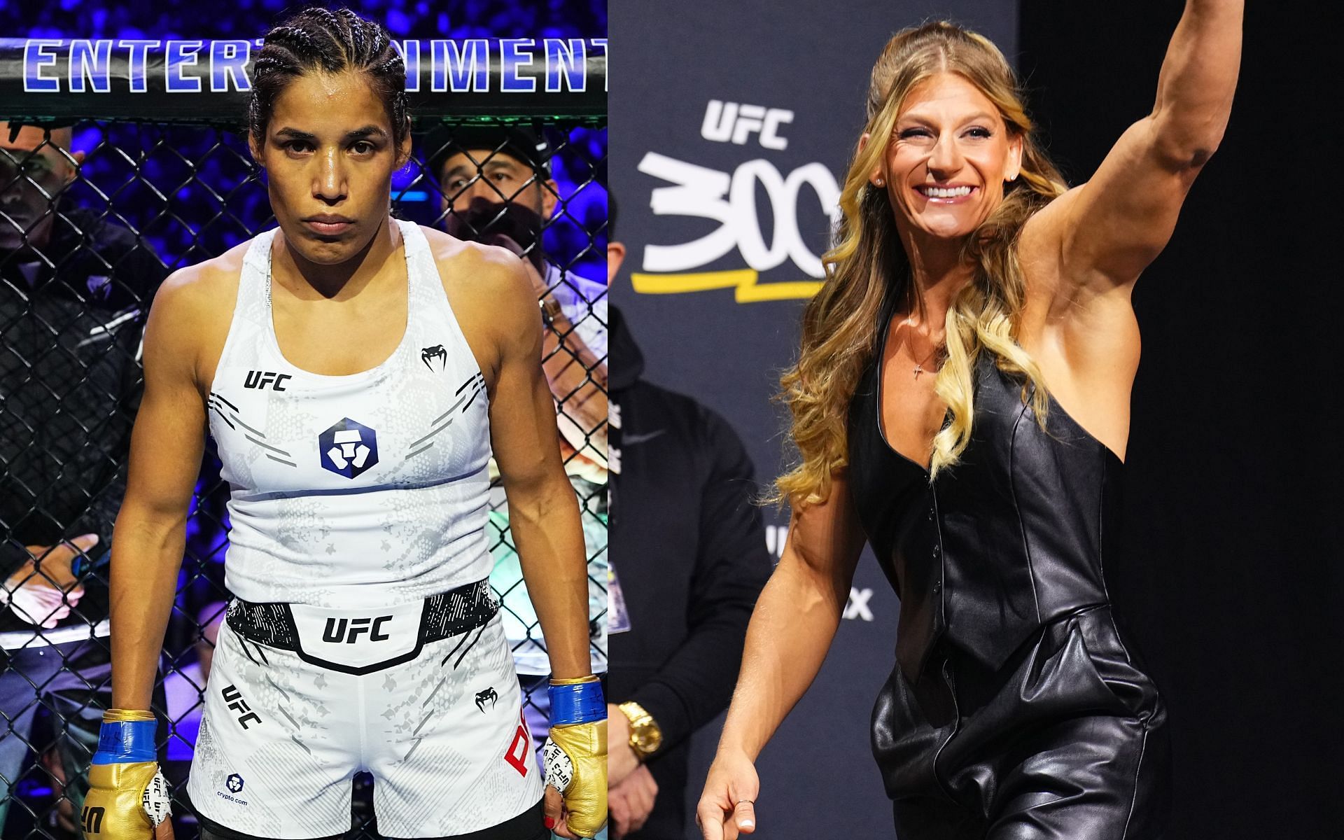 Julianna Pena talks about accepting the Kayla Harrison fight even with a missed weight cut.  [Images courtesy: Getty]