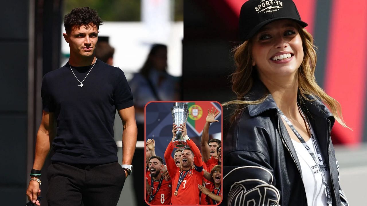 Lando Norris' girlfriend Margarida Corceiro reacts to Cristiano Ronaldo helping Portugal win the UEFA Nations League