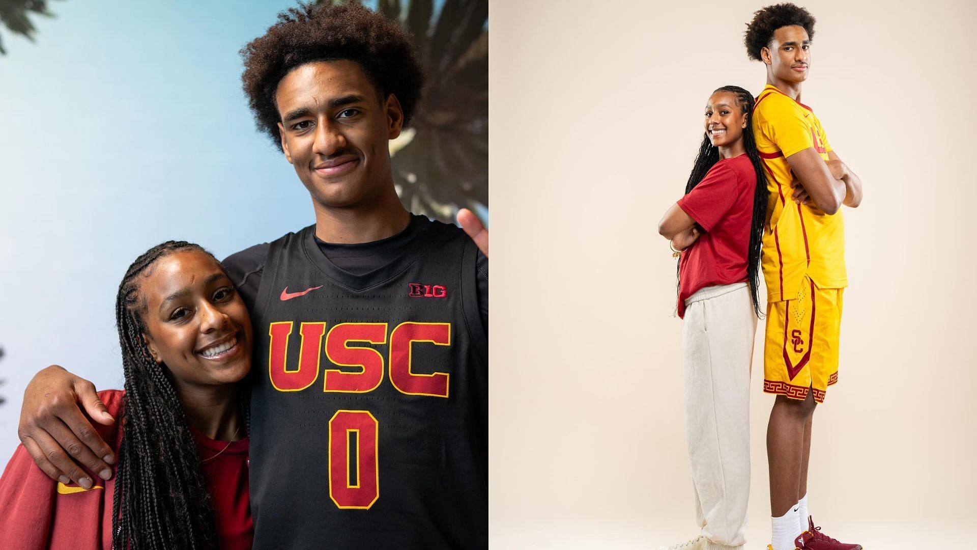 Hamiley Arenas with her brother Alijah Arenas