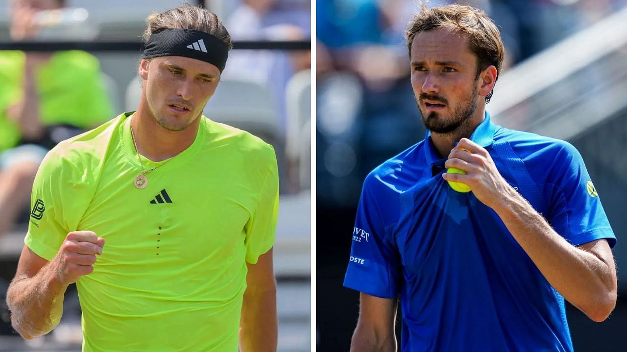 Alexander Zverev and Daniil Medvedev - Image Source: Getty