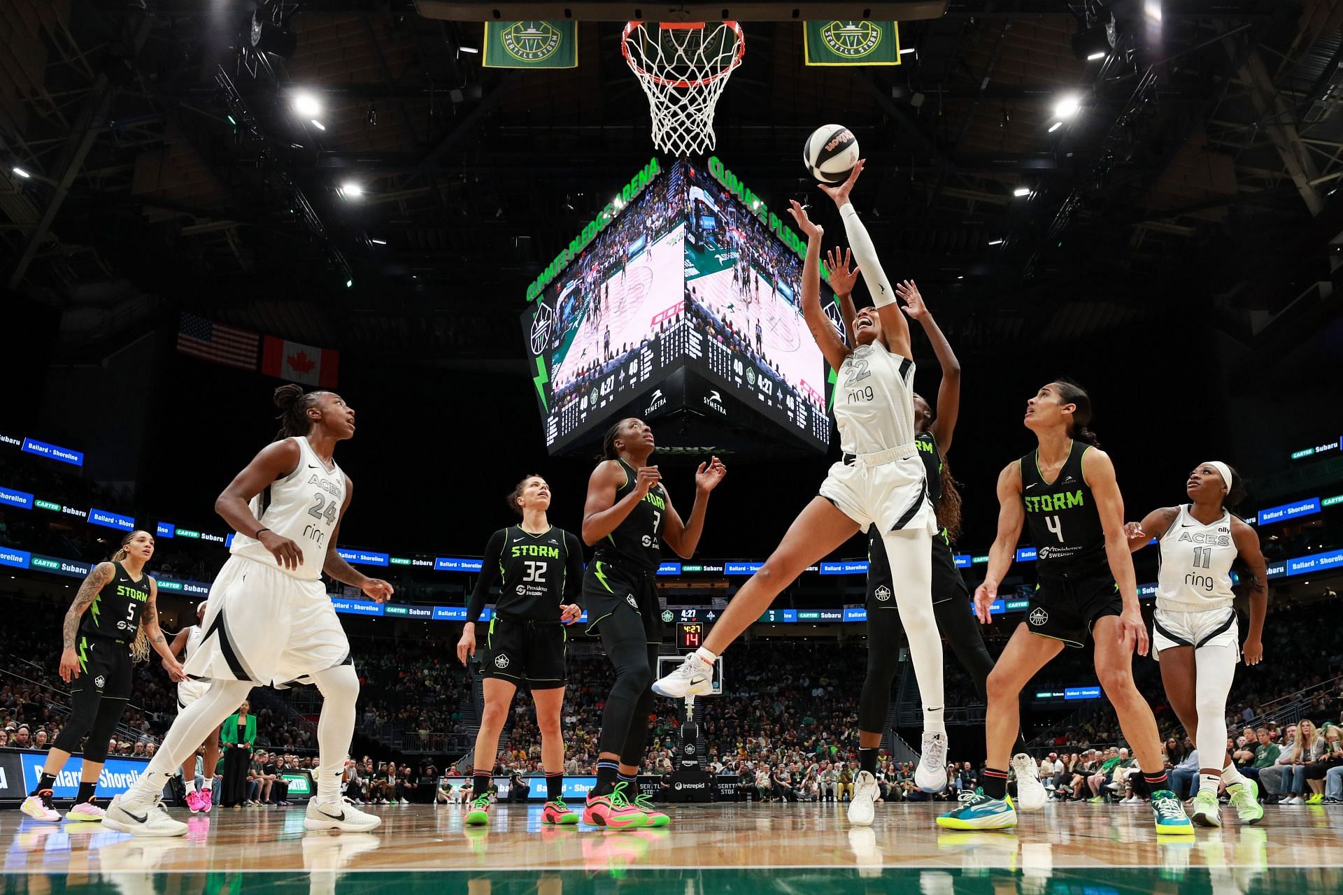 Las Vegas Aces v Seattle Storm - Source: Getty