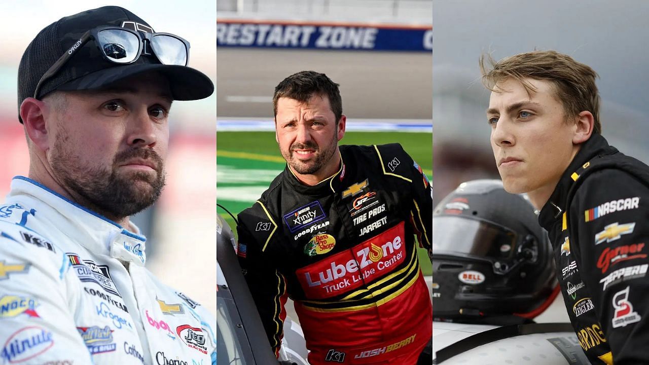 Ricky Stenhouse Jr, Josh Berry and Carson Hocevar