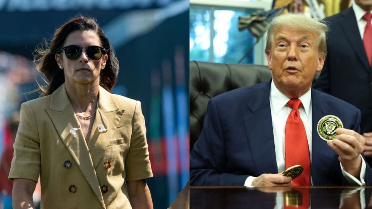 Danica Patrick and Donald Trump