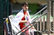Carlos Alcaraz at Wimbledon 2025. (Photo: Getty)