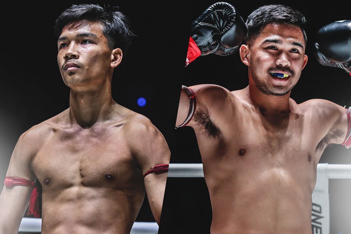(From left) Aliff Sor Dechapan and Prajanchai PK Saenchai.