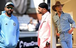 "Naachke, khake, aur peeke gaya" - Rohit Sharma & Harbhajan Singh recall hilarious Shikhar Dhawan story from their weddings [Watch]