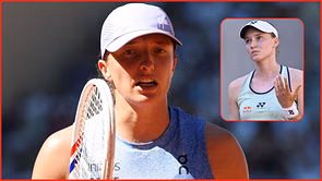 "Very sore loser" - Fans call out Iga Swiatek's 'lack of sportsmanship' after controversial French Open moment in Elena Rybakina win