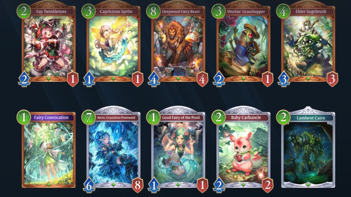 Shadowverse Worlds Beyond Forestcraft decks How to play, best cards