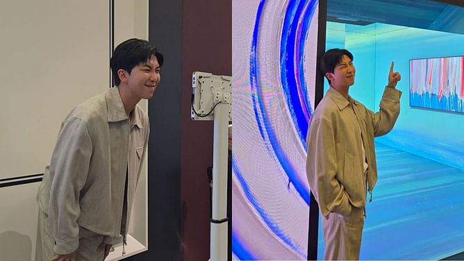 "Leave him alone"- Fans react as an alleged video of BTS' RM smoking in Paris goes viral