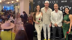 In Photos: Patrik Laine, fiancee Jordan attend 'La Rosa Nera' VIP soirée ahead of F1 Canadian Grand Prix in Montreal