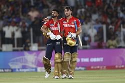 Shreyas Iyer hilariously wipes cheek with a tissue after team owner plants a kiss post PBKS vs MI IPL 2025 Qualifier 2 [Watch]