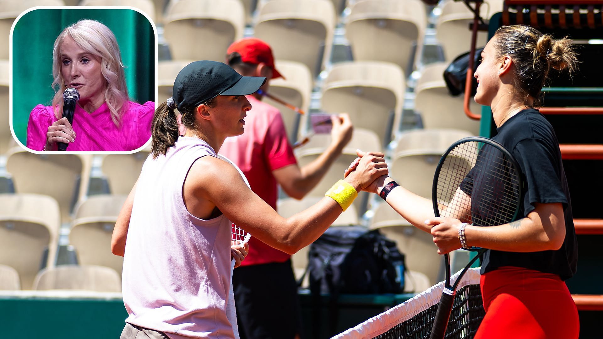 Iga Swiatek and Aryna Sabalenka on tour - Image Source- Getty 