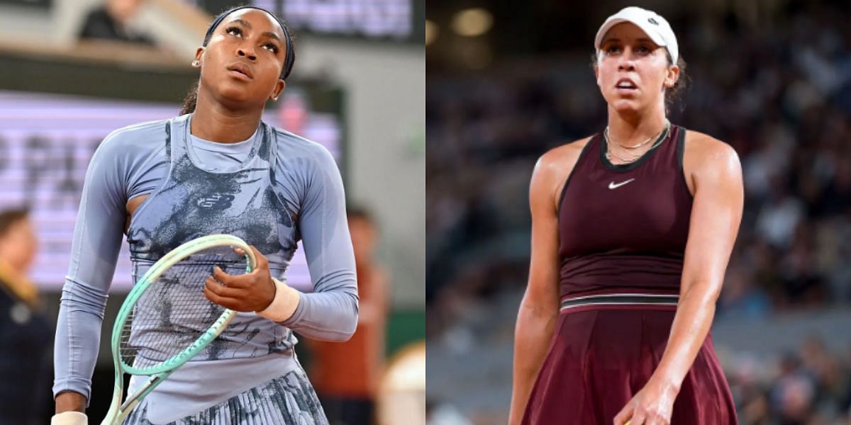 Coco Gauff (L) &amp; Madison Keys (R) (Source - GETTY)