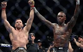 Israel Adesanya gives Dricus du Plessis his flowers as "an African champion" while outlining how they "paved the way" for kids