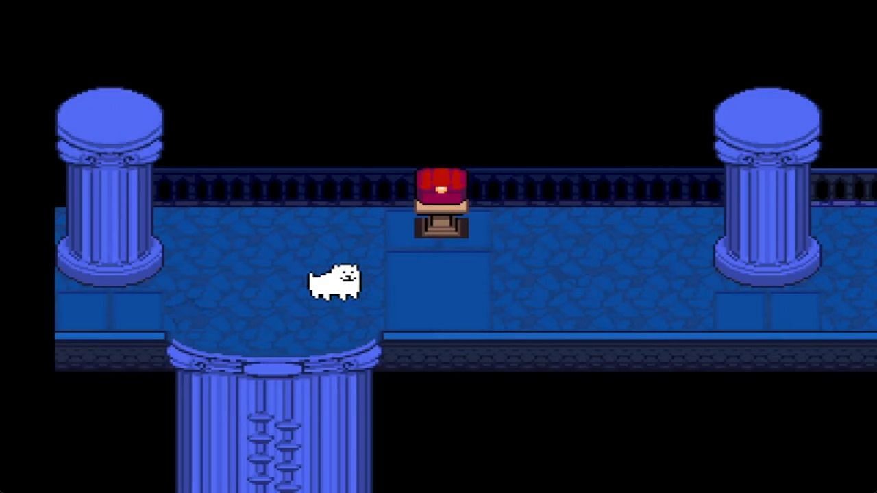 Race against the mischievous Toby Dog in Deltarune Chapter 4&rsquo;s secret boss challenge (Image via TobyFox | YouTube/@Yule Ropple)