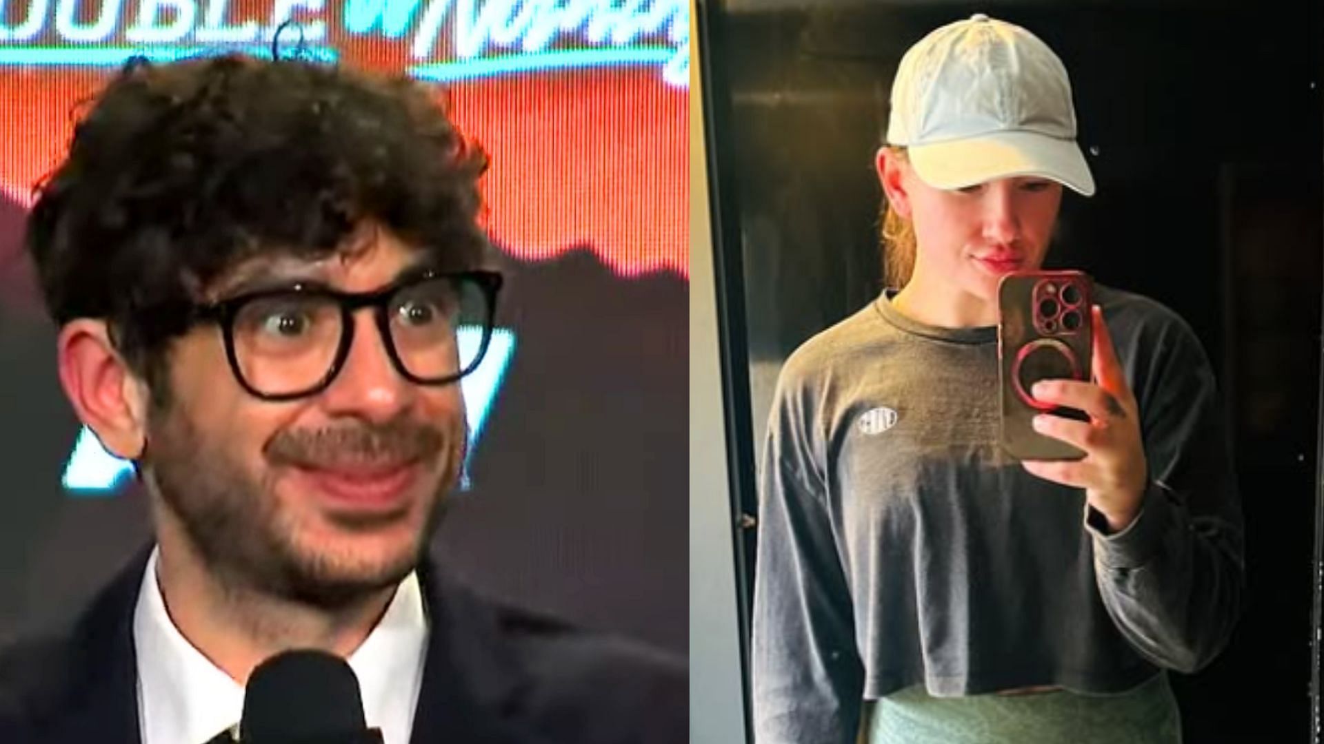 AEW has signed a massive independent star. (Images via AEW YouTube and the star