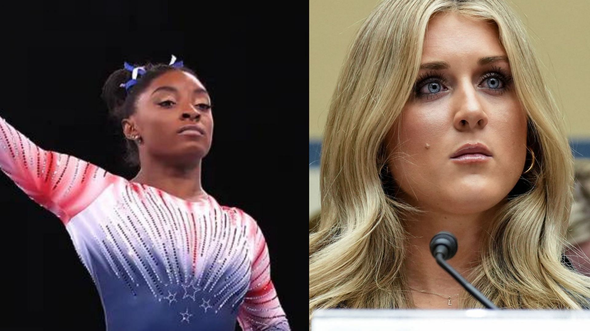 Riley Gaines responds to Simone Biles over backlash on trans athletes [Image Source : Getty]