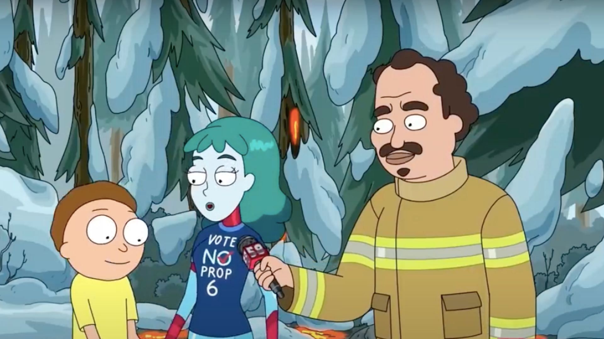 Morty and Planetina (Image via YouTube/Adult Swim)