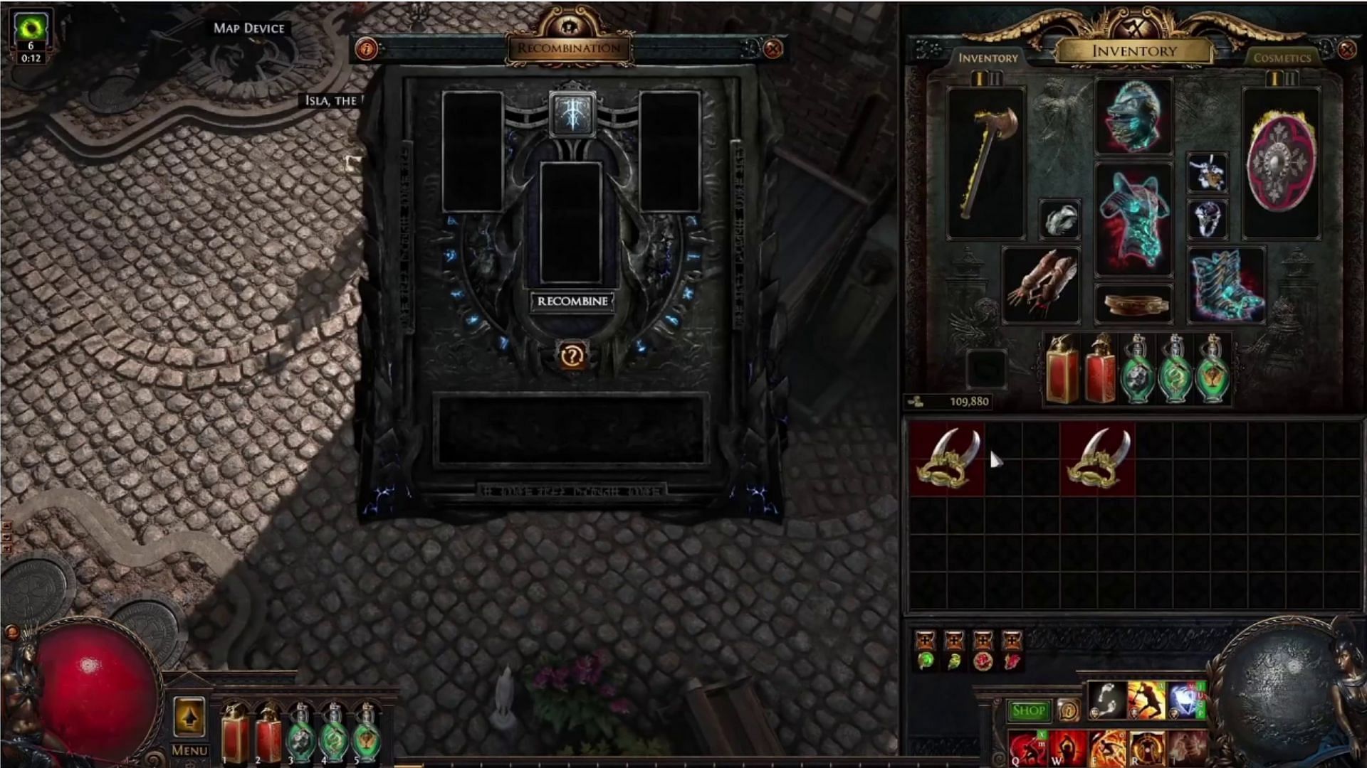 Recombinator in Path of Exile has a new crafting option (Image via Grinding Gear Games)