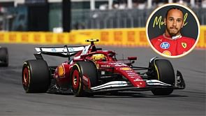 "9 years later - he’s finally paid the price": Fans react to Lewis Hamilton seemingly hitting a groundhog and damaging his Ferrari