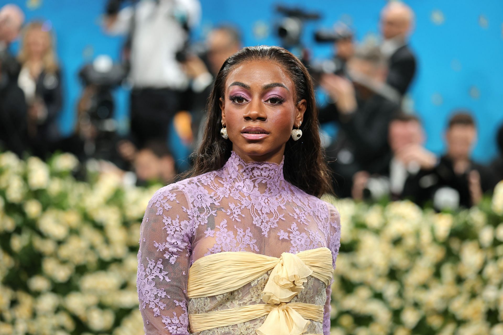 Sha&#039;Carri Richardson attends the 2025 Met Gala in New York City. (Photo by Getty Images)