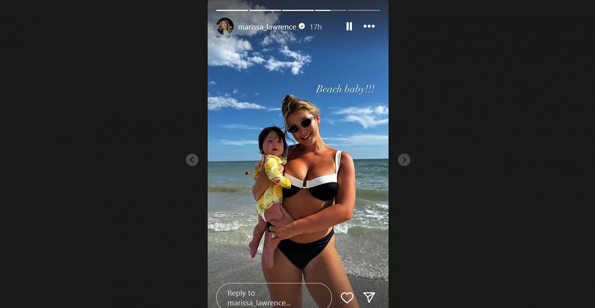Trevor Lawrence&rsquo;s wife Marissa flaunts classy black swimsuit during beachside fun with daughter Shae [PIC]/@marissa_lawrence