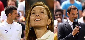 Novak Djokovic's wife Jelena sends loving reaction as Serb arrives at Wimbledon with hopes of finally matching Roger Federer's record
