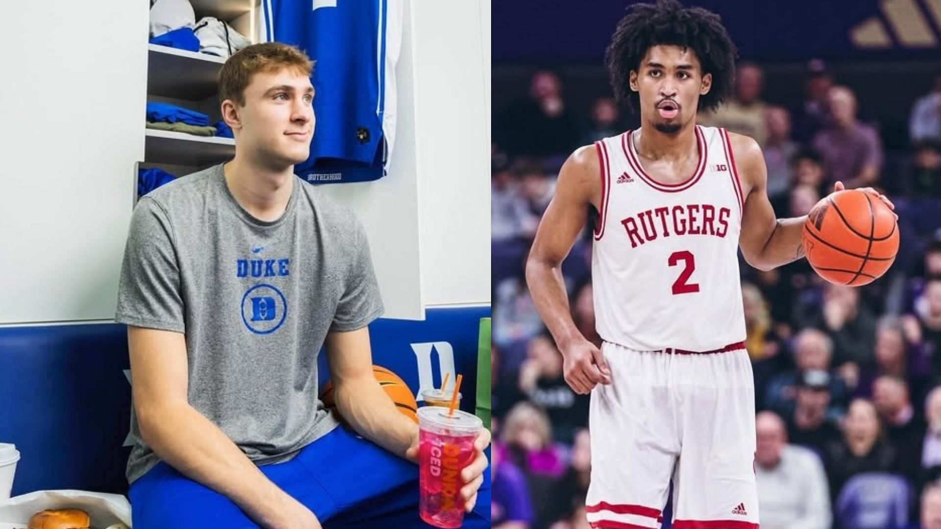 Potential Top 5 picks Cooper Flagg and Dylan Harper. (Images via Instagram @cooper_flagg and @dyllharpp)