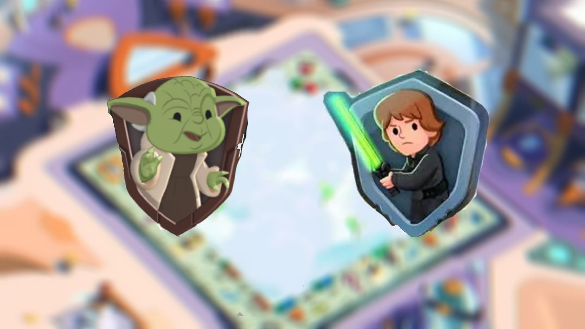 Force Yoda and Saber Block Shields in Monopoly Go (Image via Scopely)