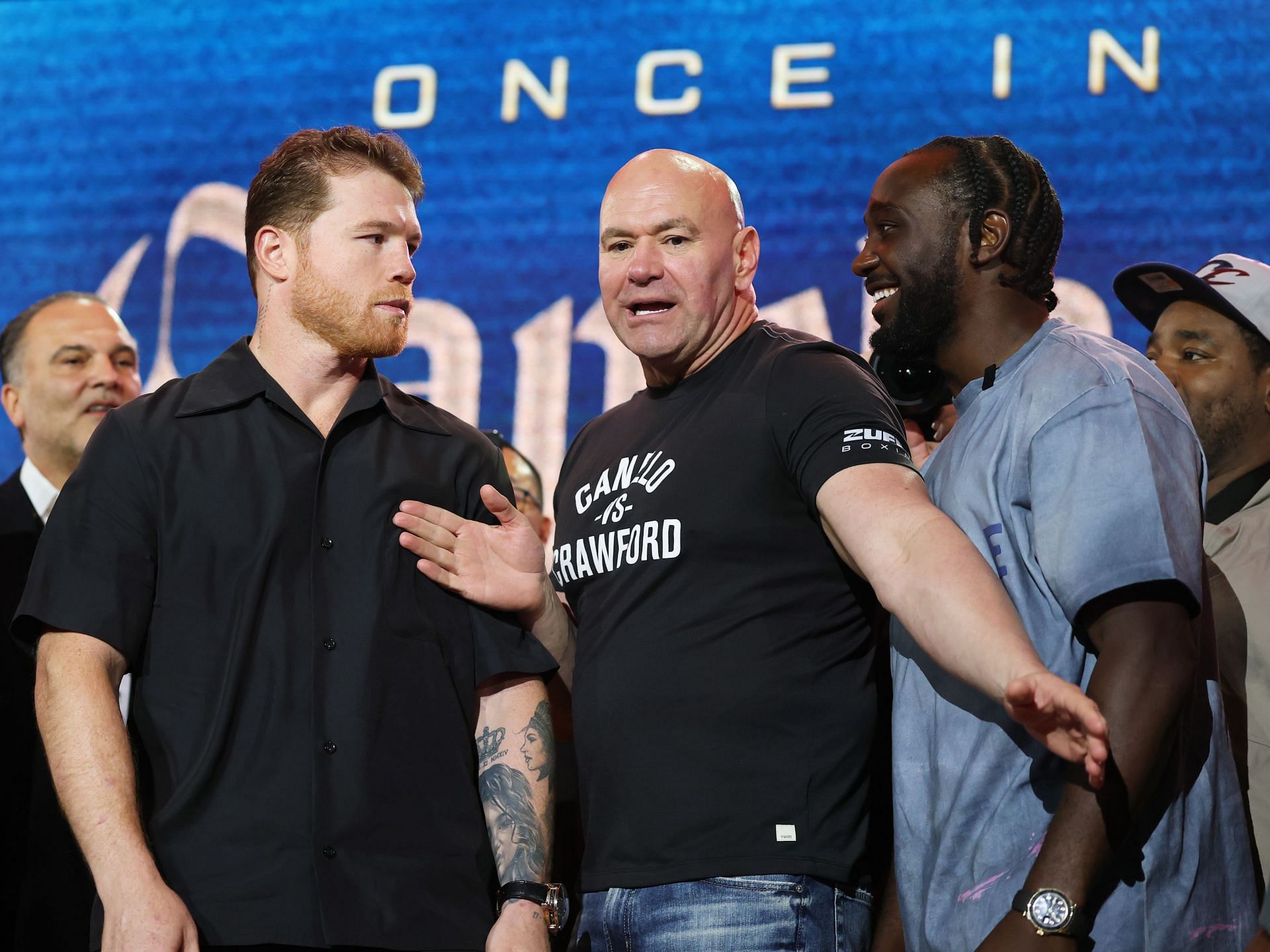 Canelo &Aacute;lvarez vs. Terence Crawford Press Conference at Fanatics Fest, New York City - Source: Getty